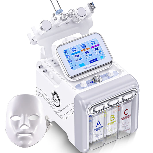 7-in-1 Hydro Aqua Dermabrasion Machine With LED Mask
