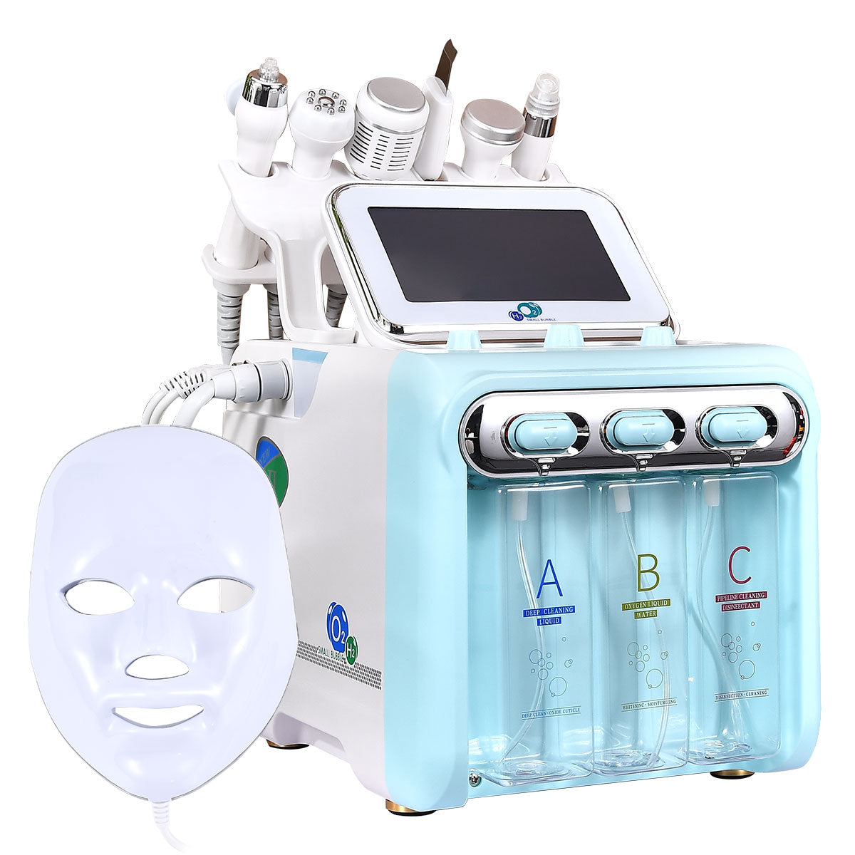 Hydrogen Oxygen Multifunctional 7 in1 Facial Care Machine with Mask
