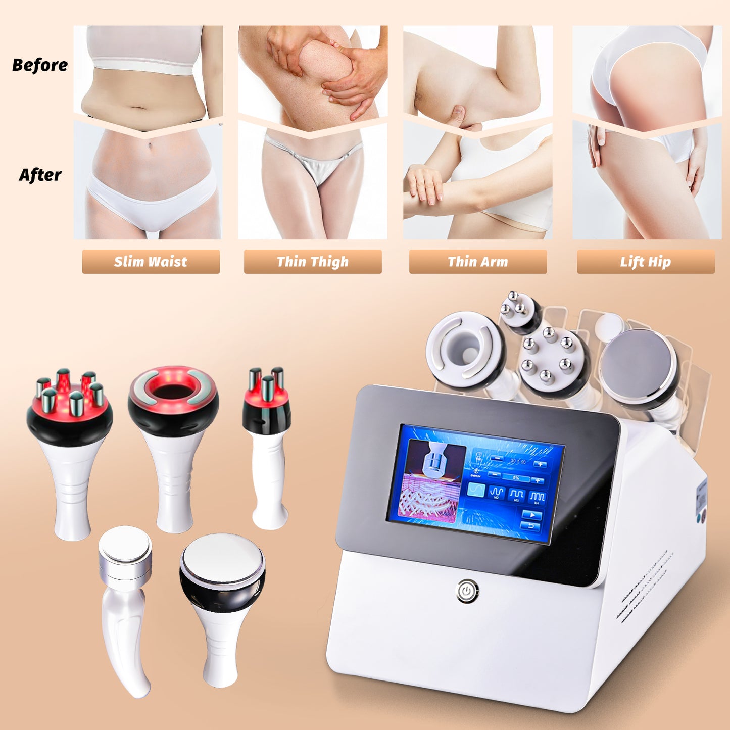 5 in 1 40K Cavitation Machine for Body Fat Removal Body Slimming