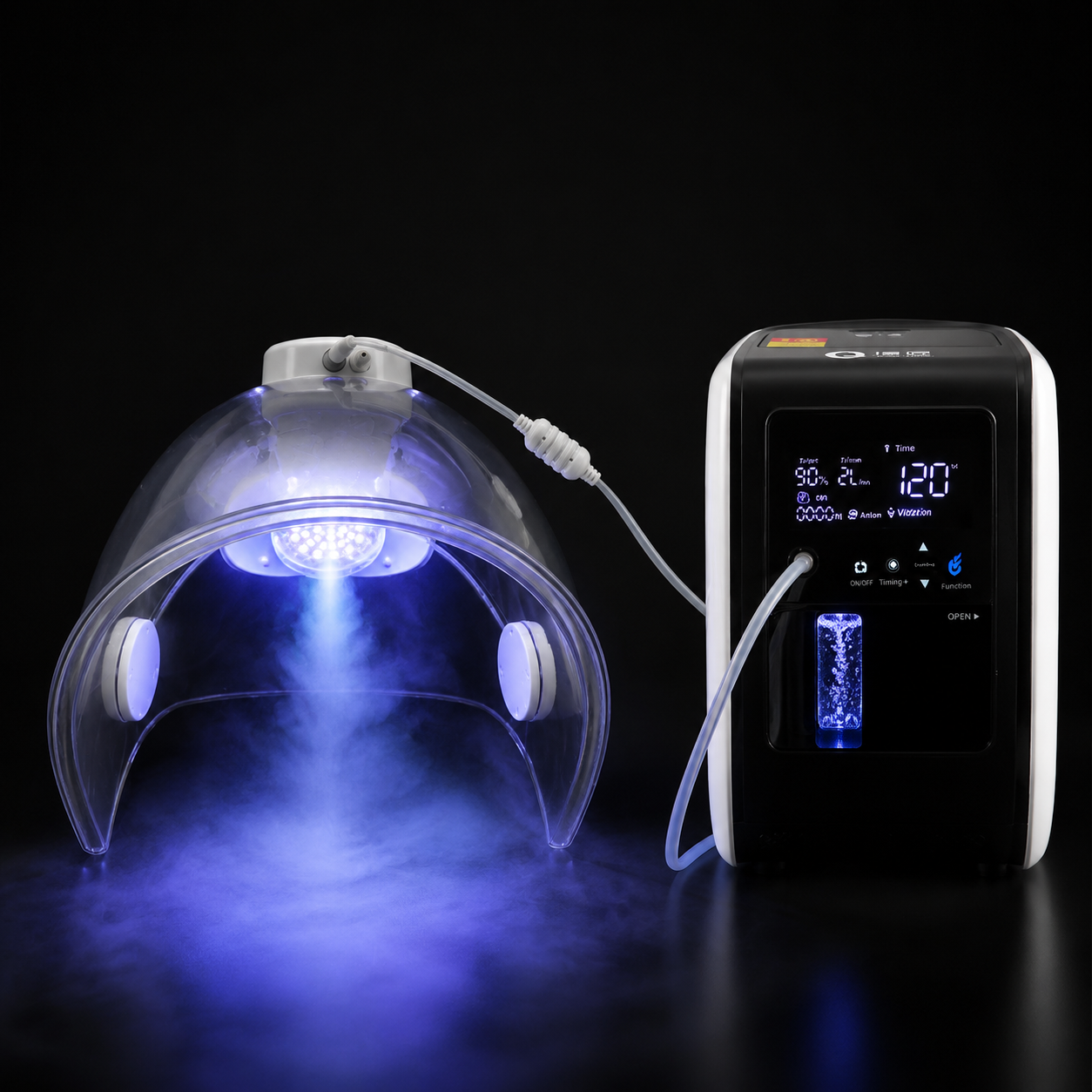 Oxygen Concentrator with Dome Facial Therapy Machine