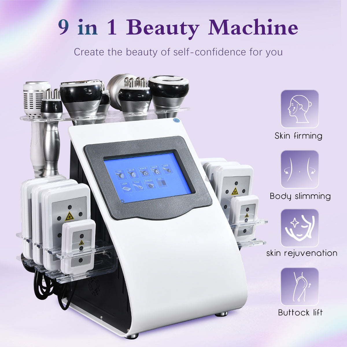 9 in 1  40K Cavitation Machine for Body Fat Removal  Body Slimming