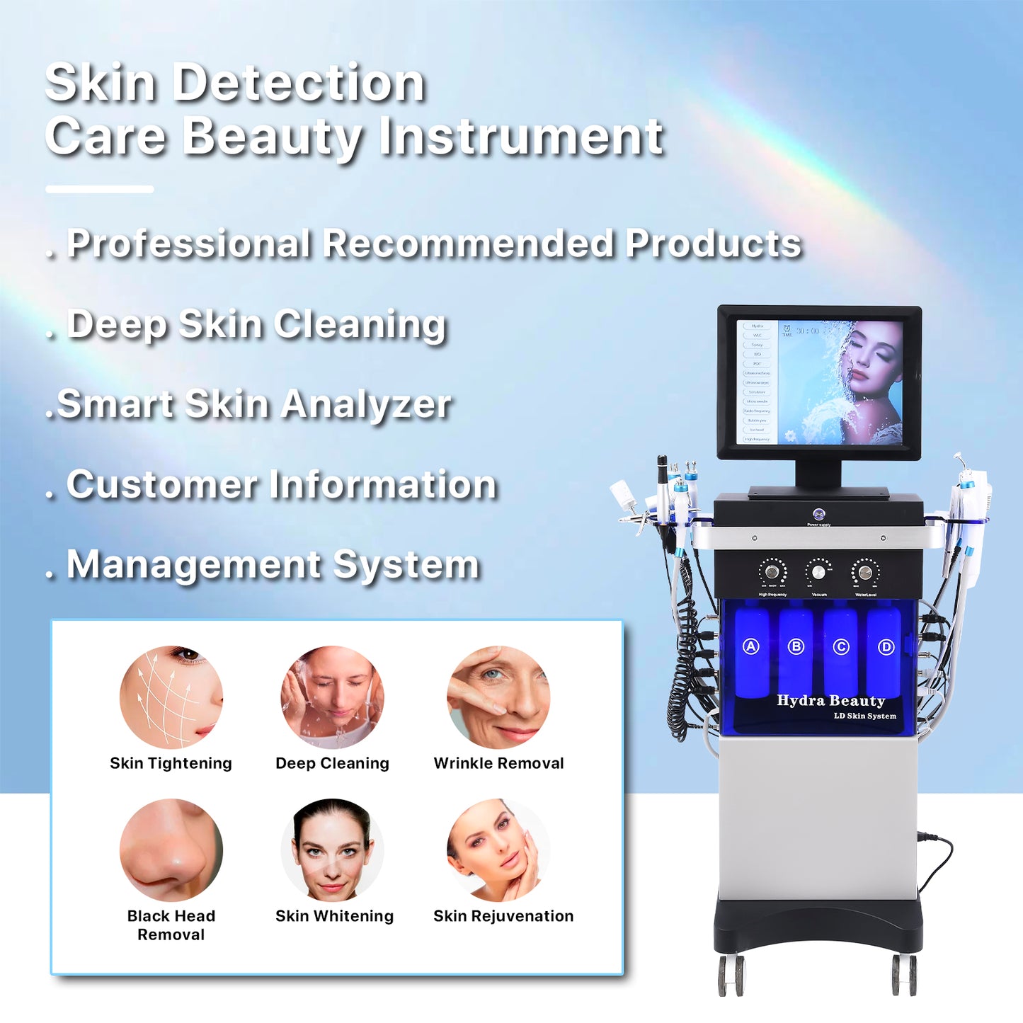 Hydrogen-Oxygen facial machine-14 in1