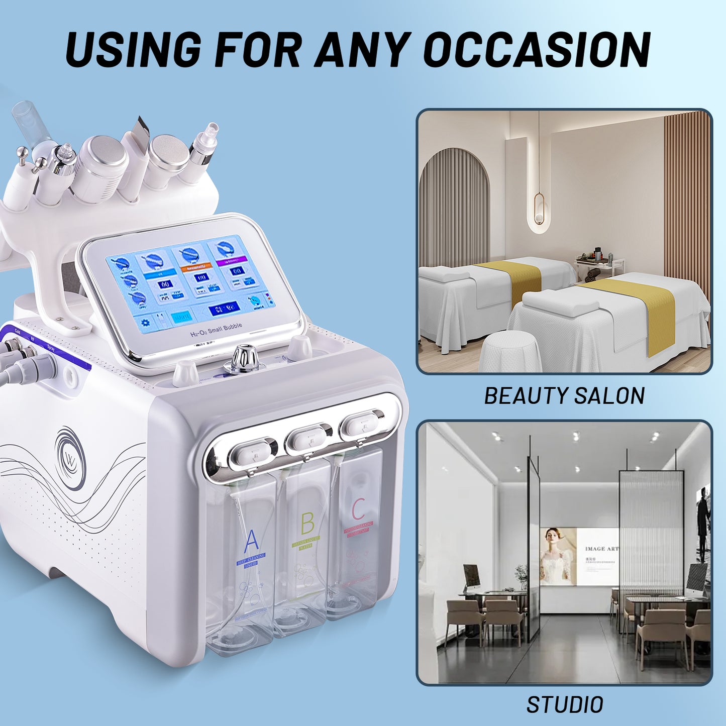 7-in-1 Hydro Aqua Dermabrasion Machine With LED Mask