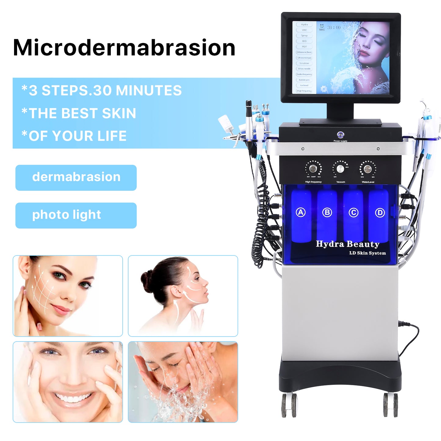 Hydrogen-Oxygen facial machine-14 in1